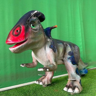 Manège de dinosaure animatronique à pièces pour enfants dans un centre commercial