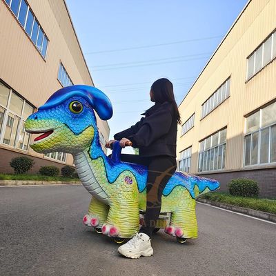 Parque d'attractions du monde jurassique promenade sur dinosaure animatronique promenade pour le centre commercial