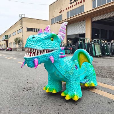 Einkaufszentrum Elektrischer Dinosaurier Fahrt auf einem Animatorischen Roller Vergnügungspark für Kinder