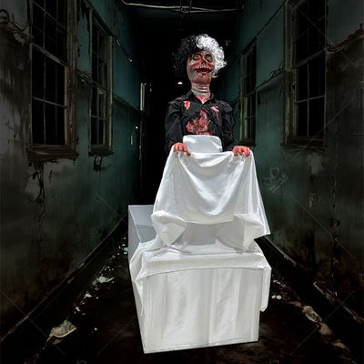Rumah Berhantu Berjalan Realistis Jenazah Prop mengerikan Robot Model Disesuaikan