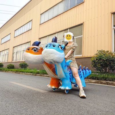 Realistische dinosaurus elektrische rit voor pretpark en plein
