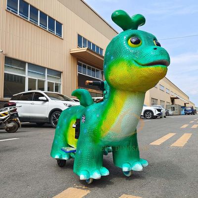 Simulasi Kustomisasi Listrik Berjalan Dinosaurus Ride Remote Control Untuk Anak-anak