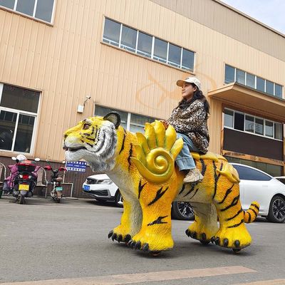Simulasi Remote Control Animatronic Animal Ride Scooter untuk taman belanja