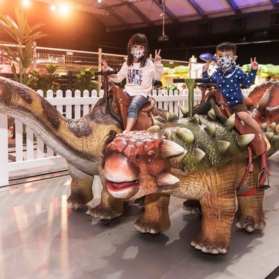 Symulacja Elektryczny Brachiosaurus Spacerujący Animatroniczny Dinozaurusz Jazda dla dzieci