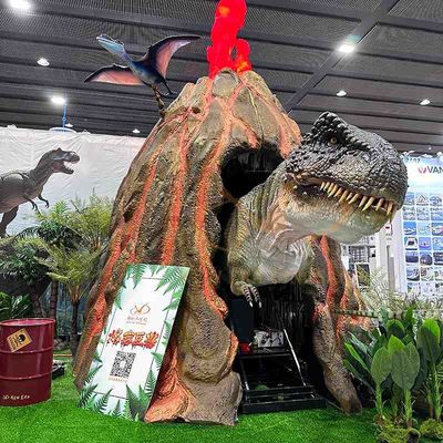 Vergnügungspark in echter Größe Animatronisches realistisches Dinosauriermodell für den Freizeitpark