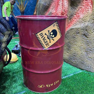 Haunted House Animatronic Props Spider Oil Barrel