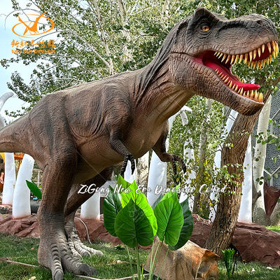Realistyczny animatroniczny model dinozaura T-rexa do parku tematycznego Jurassic