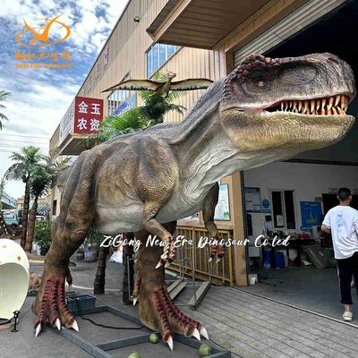 Realistische T-rex-dinosaurus voor museum en kinderpark