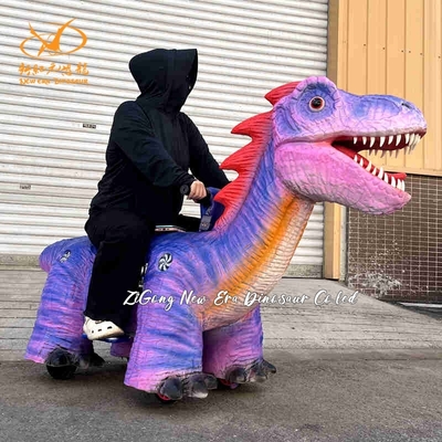Electric Rideable Dinosaur Scooters For Parents And Kids In Shopping Mall And Square