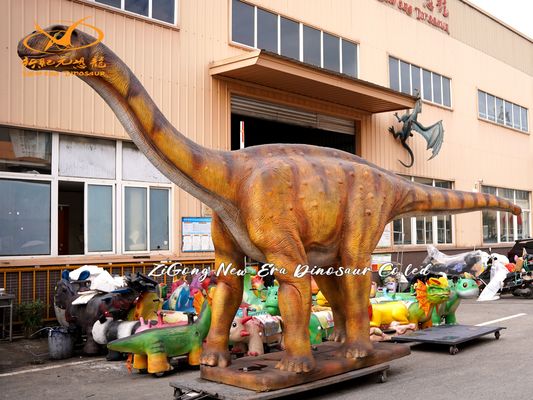 Vivid Long Neck Dinosaurs Simulation Model for Jurassic Park and Jurassic World