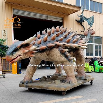 Realistic Real Size Ankylosaurus Dinosaurs Models for Exhibition and Amusement Park