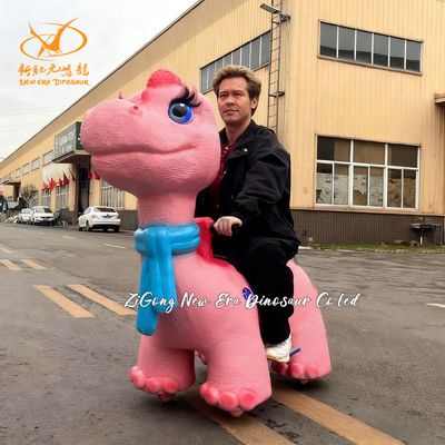 Attractive Rideable Dinosaur Cars for Children and Parents in Playground and Square